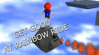 Rainbow Ride - Beginner Speedrun Tutorial (70 Star)