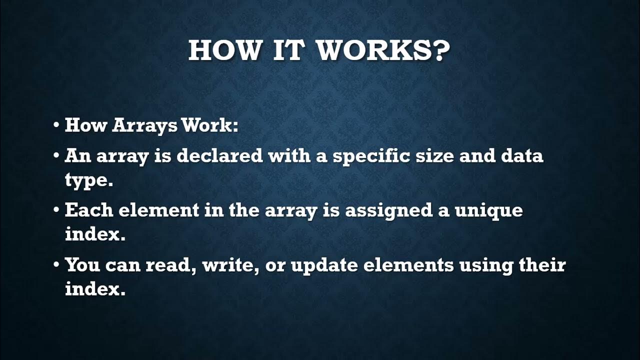 EXPLAIN ARRAY | IN DATA STRUCTURE | EXAMPLES . ADVANTAGE AND ...