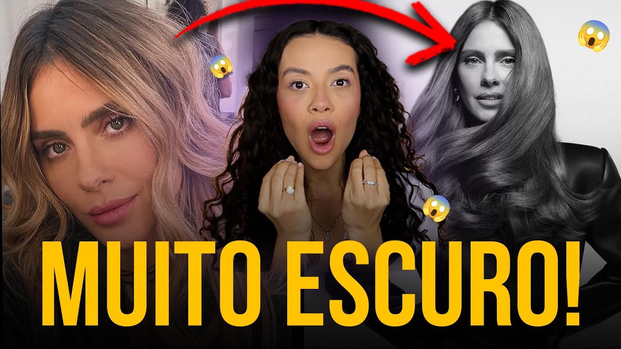 CAROLINA DIECKMMANN MORENA!! PARECE OUTRA PESSOA! 😮