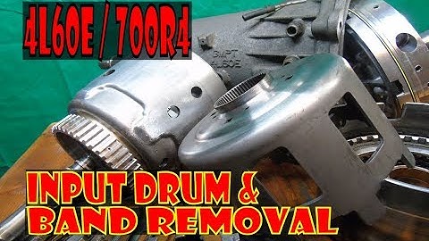 4L60e - 4L65e - 700r4: Input drum & Band removal