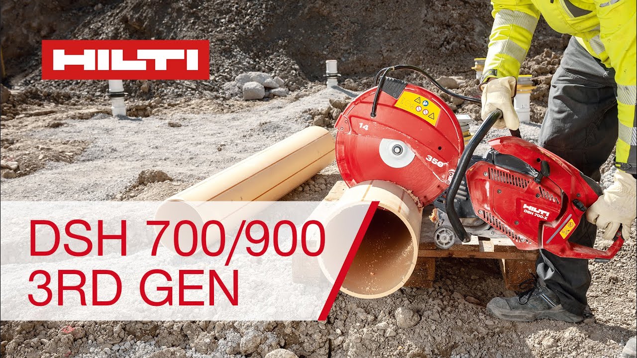 OUT NOW: Hilti Petrol Saws DSH 700/900 3rd Gen