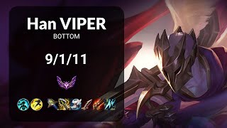 Han Viper Jhin vs Varus BOTTOM - KR  Patch 14.17