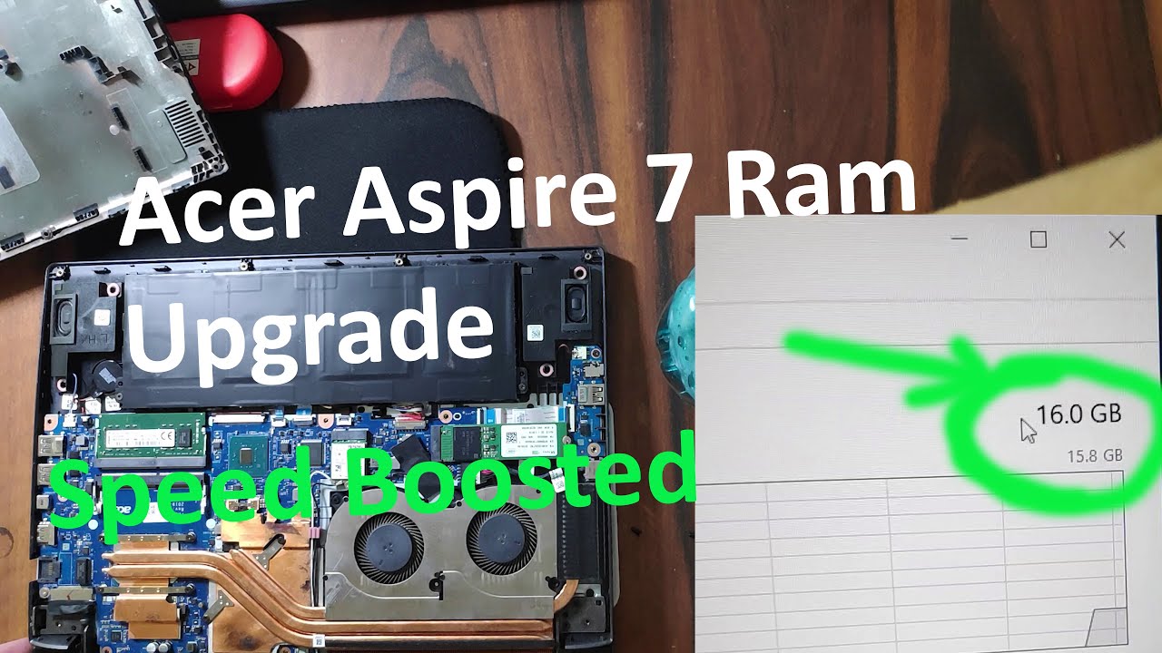 Acer Aspire 7 Ram Upgrade | Core i5 9th Gen | GTX 1650 4GB | 8GB to 16GB  Ram | Detailed in (Hindi)