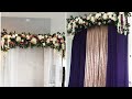 DIY- backdrop DIY- wedding Decor Diy- Pool noodle backdrop