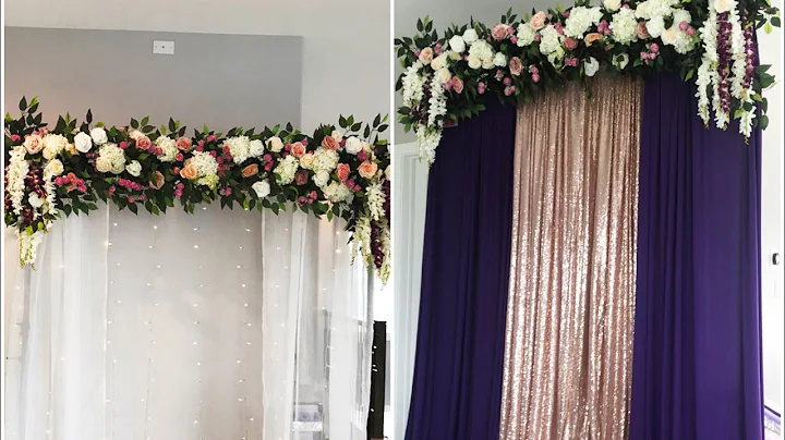 DIY- backdrop  Diy- Pool noodle backdrop