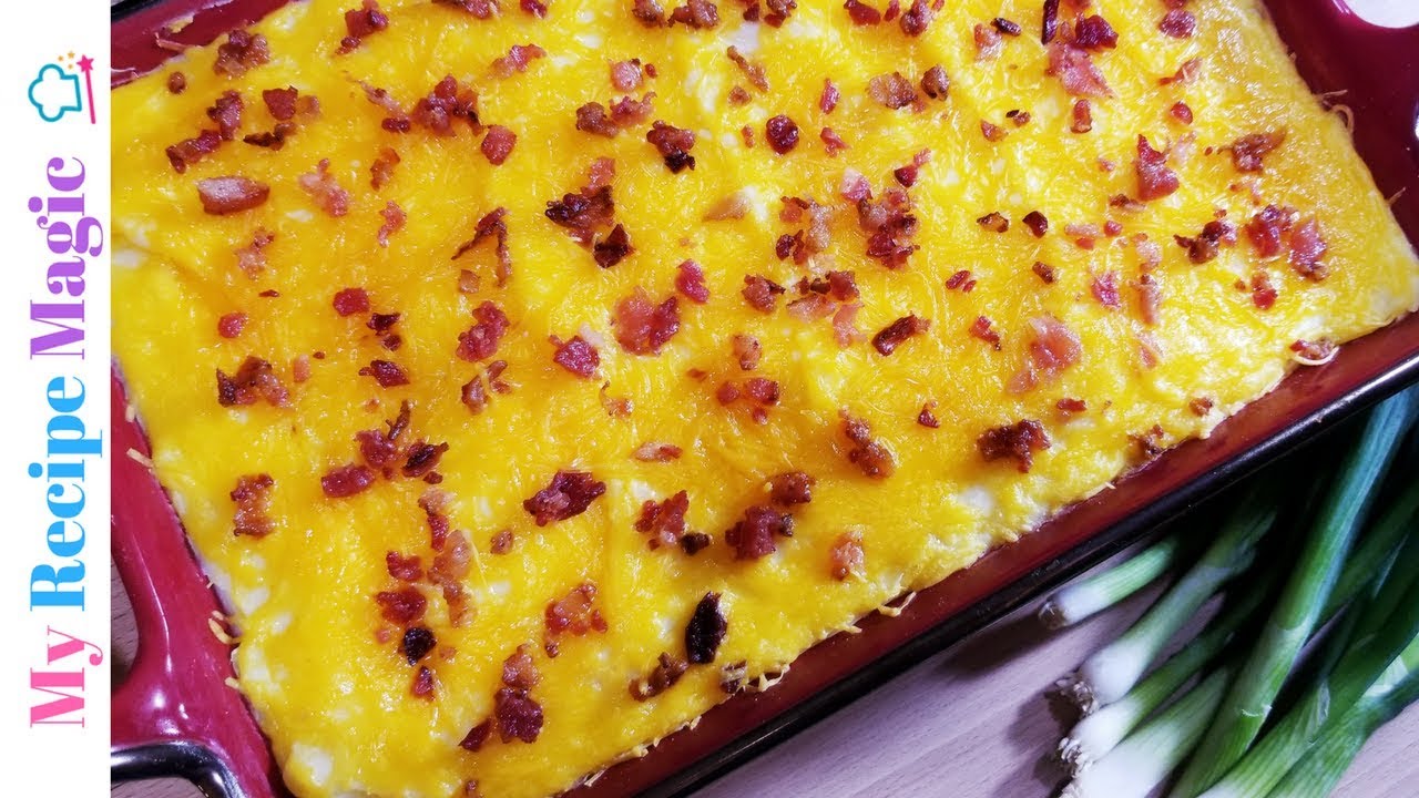 Cheesy Mashed Potato Casserole YouTube