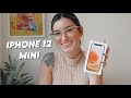 UNBOXING MY NEW IPHONE 12 MINI | REVIEW + SIZE COMPARISONS