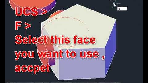 Auto cad 3D UCS Setting