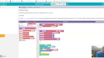 Code.org Lesson 16 Collision Detection Part 2