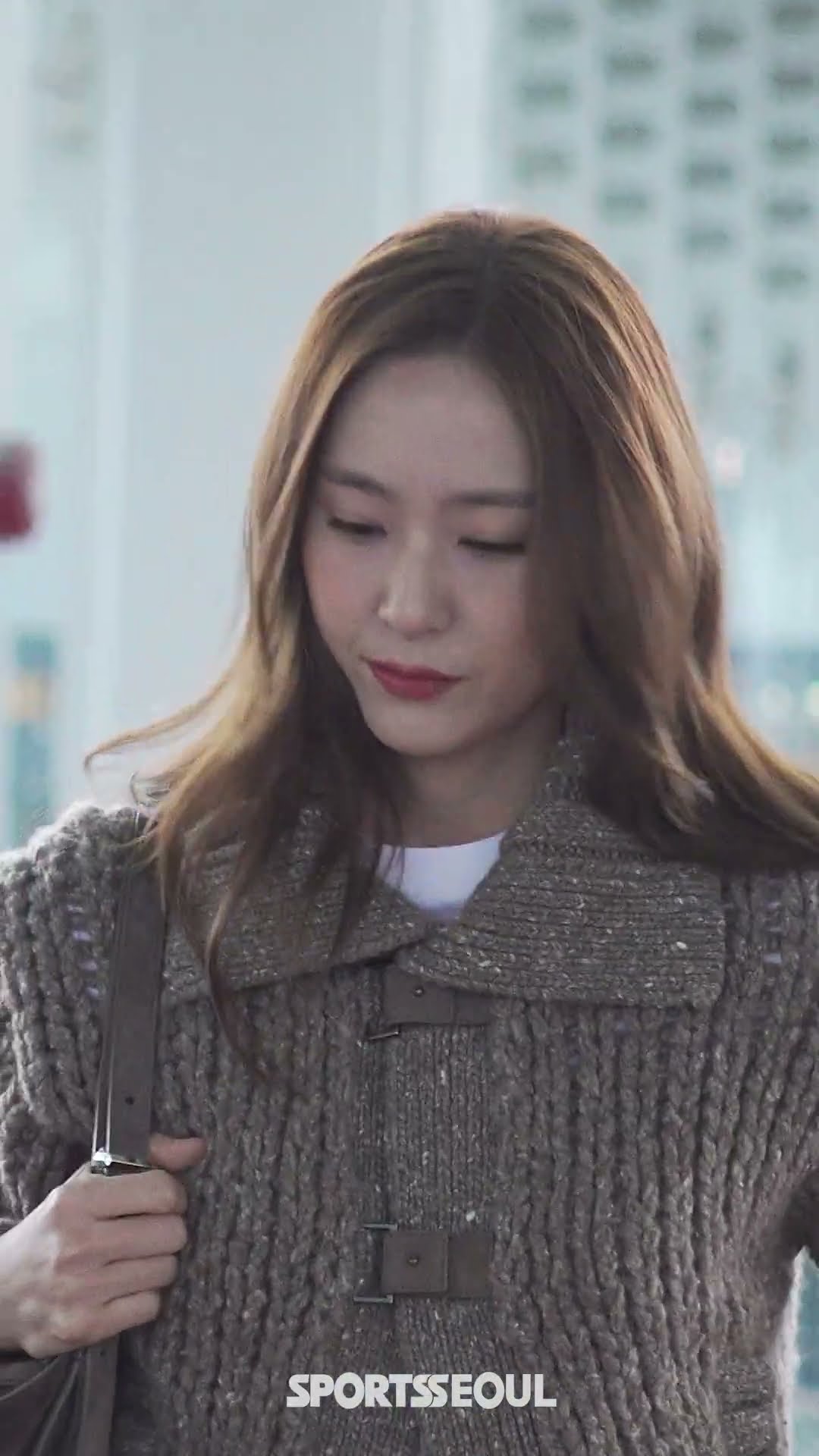 "조심!" 정수정, 냉미녀의 따뜻한 멘트