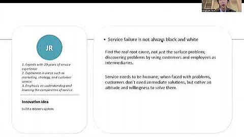 service innovation reflection