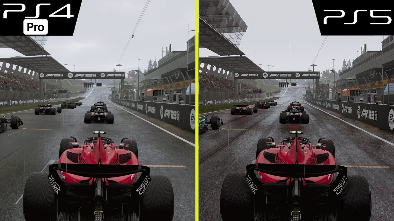 F1 23 PS4 Pro vs PS5 Graphics Comparison #EApartner 