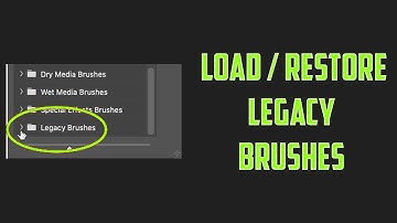 How to Load Legacy Brushes in Photoshop CC | #2minutetutorial