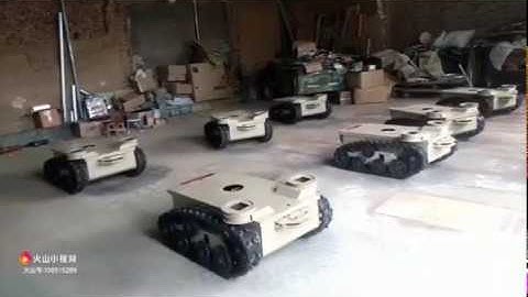 Rubber Tracks Chassis / Robot Platform / Tracked Robot Undercarriage