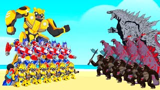 NEW Evolution Of GODZILLA vs NEW TRANSFORMERS: RISE OF THE BEASTS: Who Is The King Of Monsters?