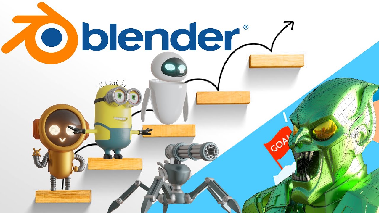 My 6 Month Blender Progression - YouTube