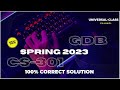 CS301 GDB Solution Spring 2023 | CS301 GDB Solution 2023/ CS301 GDB 2023 / CS301 GDB 2023/ CS301 GDB