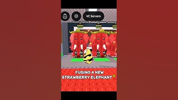 FUSING 4 NEW STRAWBERRY ELEPHANT🍓 #brainrot #roblox #stealbrainrot #robloxedit #robloxshorts