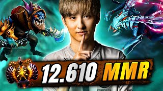 12.610 HIGHEST Average MMR - 10 PROS in ONE GAME - NEW WORLD RECORD in Dota 2 History