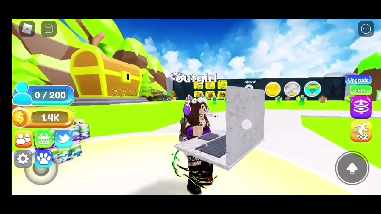 playing streamer tycoon in Roblox YouTube