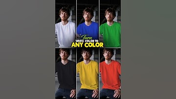 How to Turn White Into Any Color in Photoshop #shorts