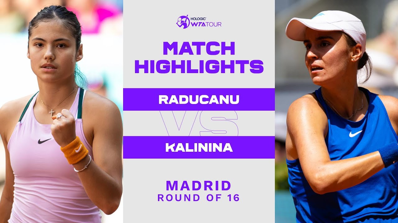 LIVE RANKINGS. Kalinina falls down just before playing Raducanu in Madrid -  Tennis Tonic - News, Predictions, H2H, Live Scores, stats