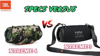 JBL Xtreme 4 vs. Xtreme 3 | Specs Comparison!🔥🔥😱