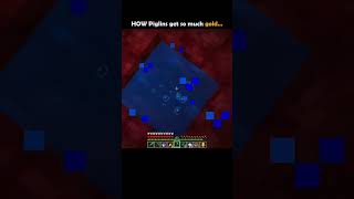 I exposed piglins #viral #minecraft