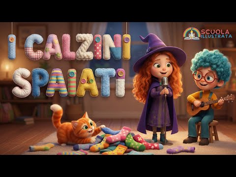 Video I Calzini Spaiati | Canzoni per bambini con testo | Canzone sulla diversità