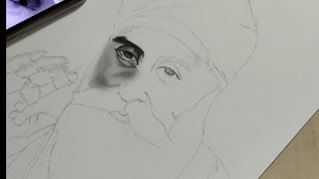 SHRI GURU NANAK DEV JI DRAWING|| PART 2 || DRAWING TUTORIAL || GRAPHITE PENCILS || RIGAN ARTS #viral