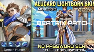 Alucard Lightborn Skin Script No Password  Backroundgameplay Sounds Beatrix Patch