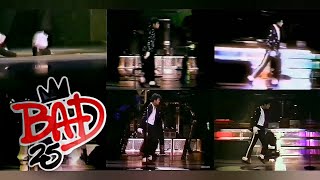 Michael Jackson - Billie Jean Bad Tour Live Comparison (Moonwalk) ᴴᴰ