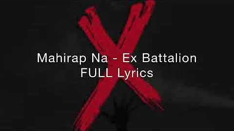 Mahirap Na - Ex Battalion FULL (Official Lyric