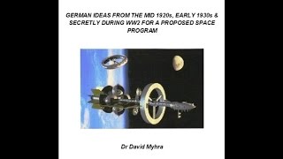 German Ideas From The Mid 1920s, Early 1930s & Secretly During WW2 For A Proposed Space Program