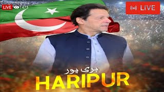 Live 🔴 PTI Jalsa Haripur | Imran Khan powershow | Imran khan speech in Haripur 24 August 2022