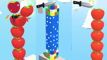 Max Level Slice It All 140-142 So Satisfying Most Relaxing ASMR Game Video |