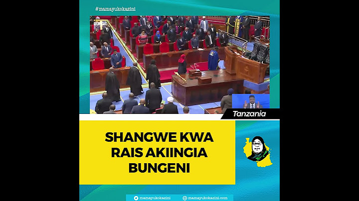 Shangwe la wabunge kwa Rais Samia akiingia bungeni