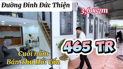 ✅Xã Lỗ Cuối Năm Nhà Sát KCN Cầu Tràm Đường Đinh Đức Thiện Cách Chợ Bình Chánh 2km #bannhabinhchanh