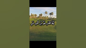 #أجمل_تلاوات_القرآن. #رمضان #ليلة_القدر #سورة_القدر #ماهر_المعيقلي