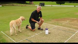 Marking Out A Cricket Wicket With John At Milford Hall CC