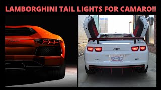 Lamborghini Tail Lights for my 2013 Camaro. How????