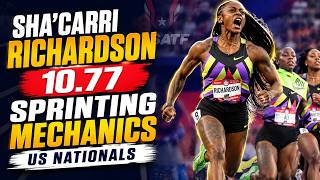 Sha'carri Richardson 10.77 US Nationals Sprinting Mechanics Breakdown