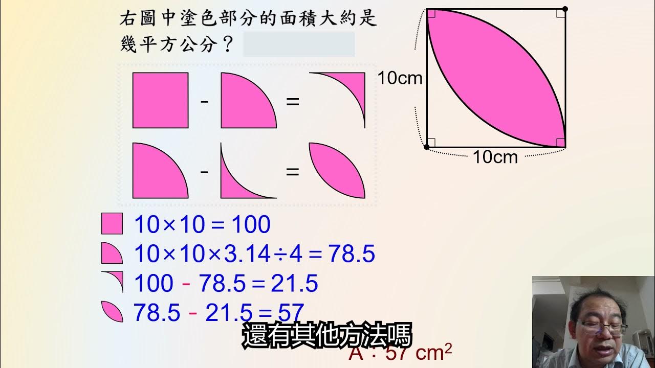 國小數學六年級圓周長 圓面積和扇形面積 3 扇形周長與扇形面積吳政達濱江國小 Youtube