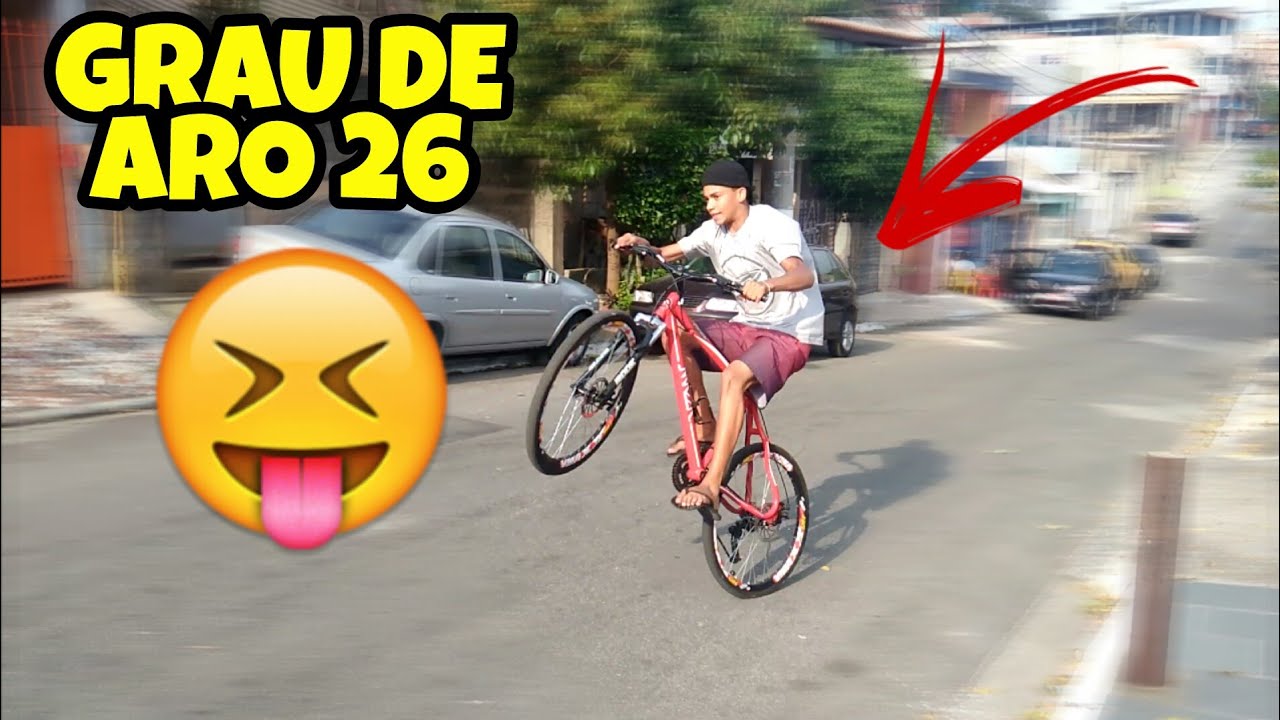 GRAU DE BICICLETA ARO 26 / OQUE ACONTECEU COM MINHA ARO 20! 