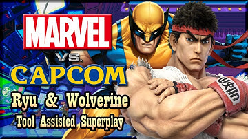 【TAS】MARVEL VS CAPCOM - RYU & WOLVERINE