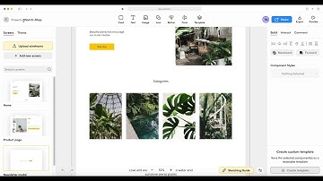 Create a theme from a URL in Uizard