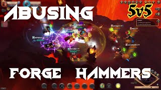 Albion Online | 5v5 Hellgates | Abusive Forge Hammers