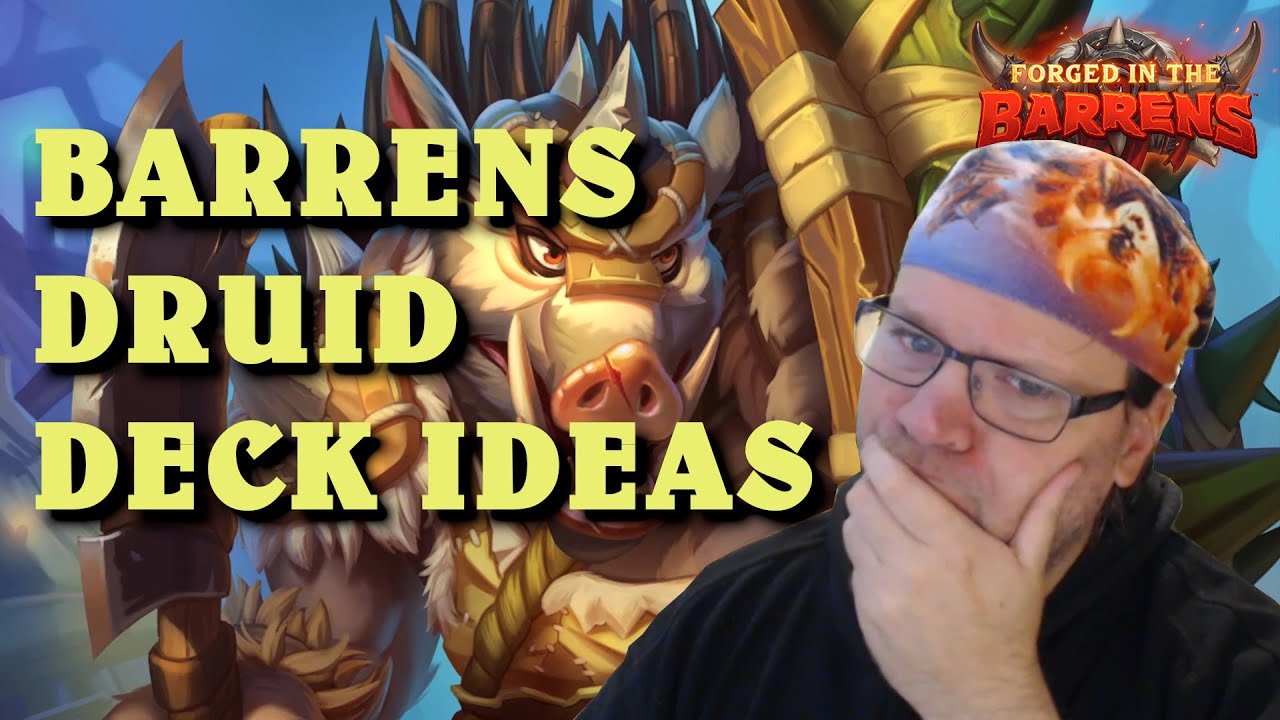Forged in the Barrens Druid deck ideas theorycrafting (Hearthstone)
