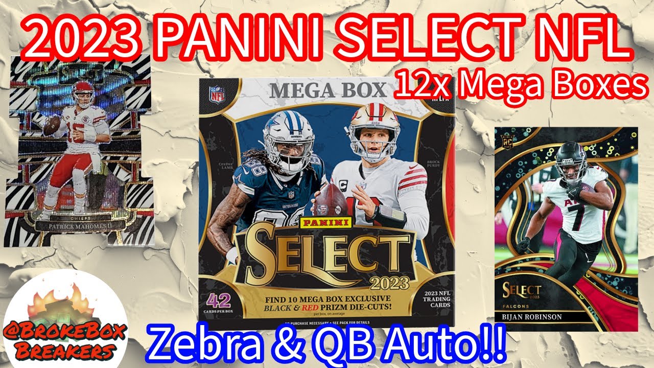 $1000+ of Select Mega Boxes!!😱🏈 2023 Panini Select NFL Mega Boxes 🔥