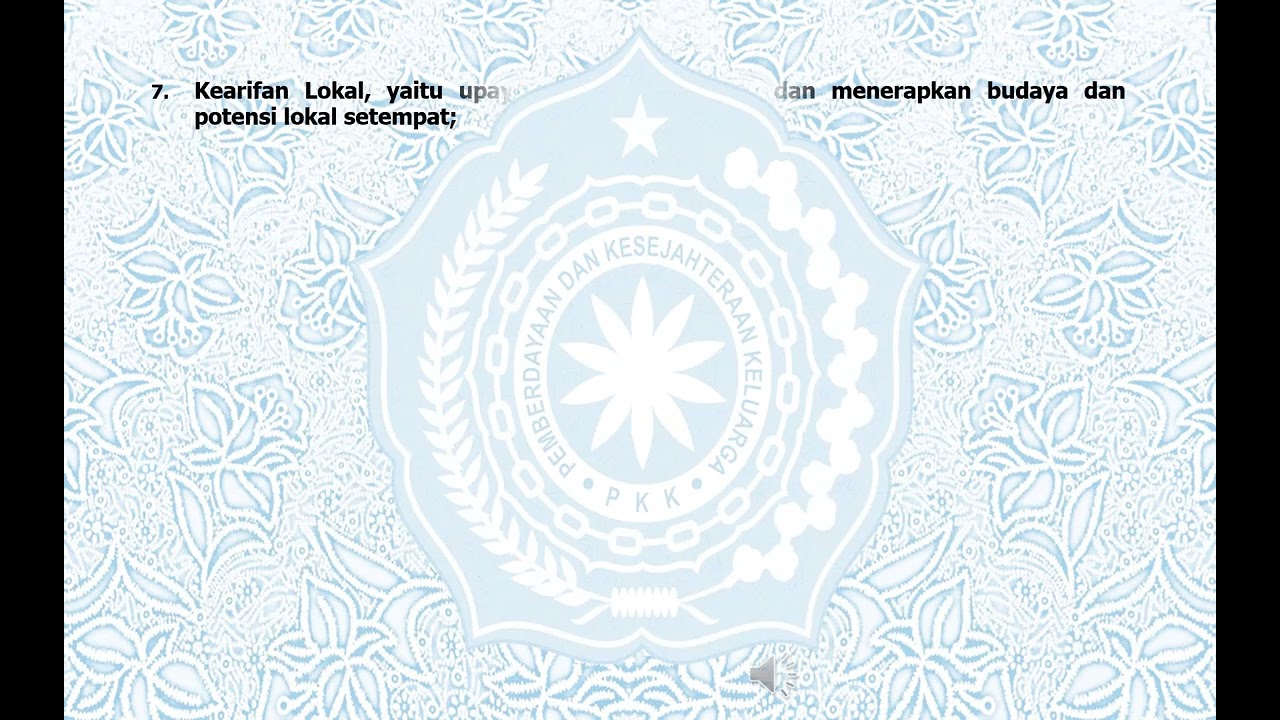 VISI-MISI-AZAS-TUJUAN-SASARAN GERAKAN PKK TAHUN 2025-2029